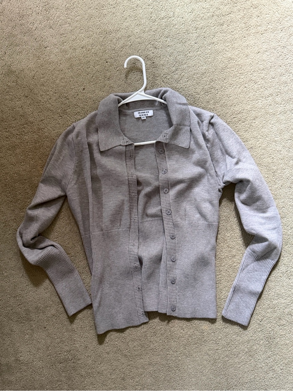 Frankies bikinis Button-Down Cardigan